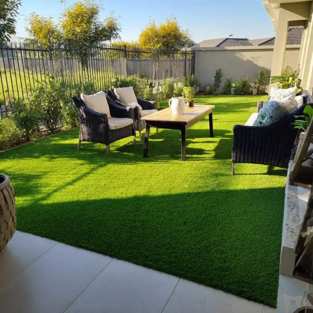 can artificial grass be installed on concrete in midrand