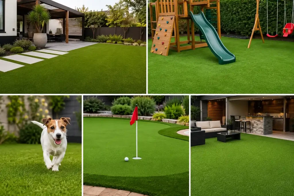 choosing the best artificial grass pile height for your midrand home