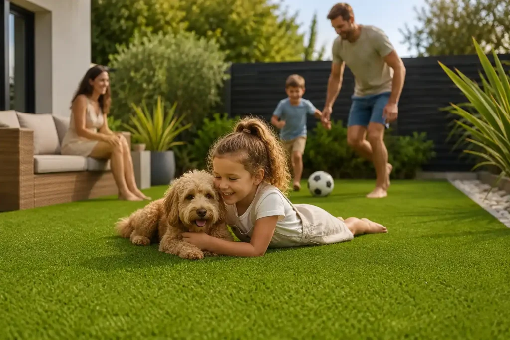 how artificial grass helps reduce allergies for families in midrand