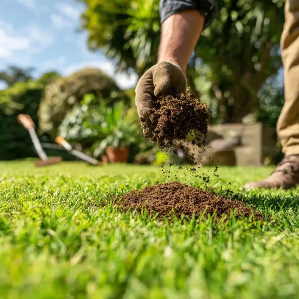 how to lawn dress kikuyu grass for healthier growth in midrand