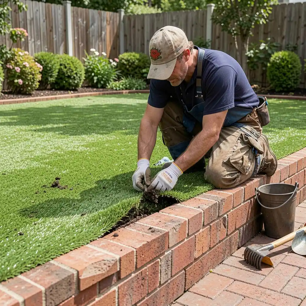 how to prevent artificial grass edges from lifting in midrand