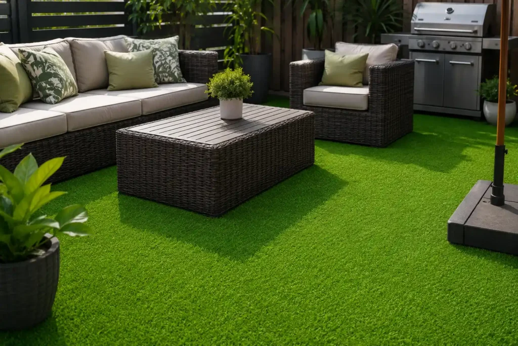 how to protect artificial grass from heavy furniture in midrand gardens