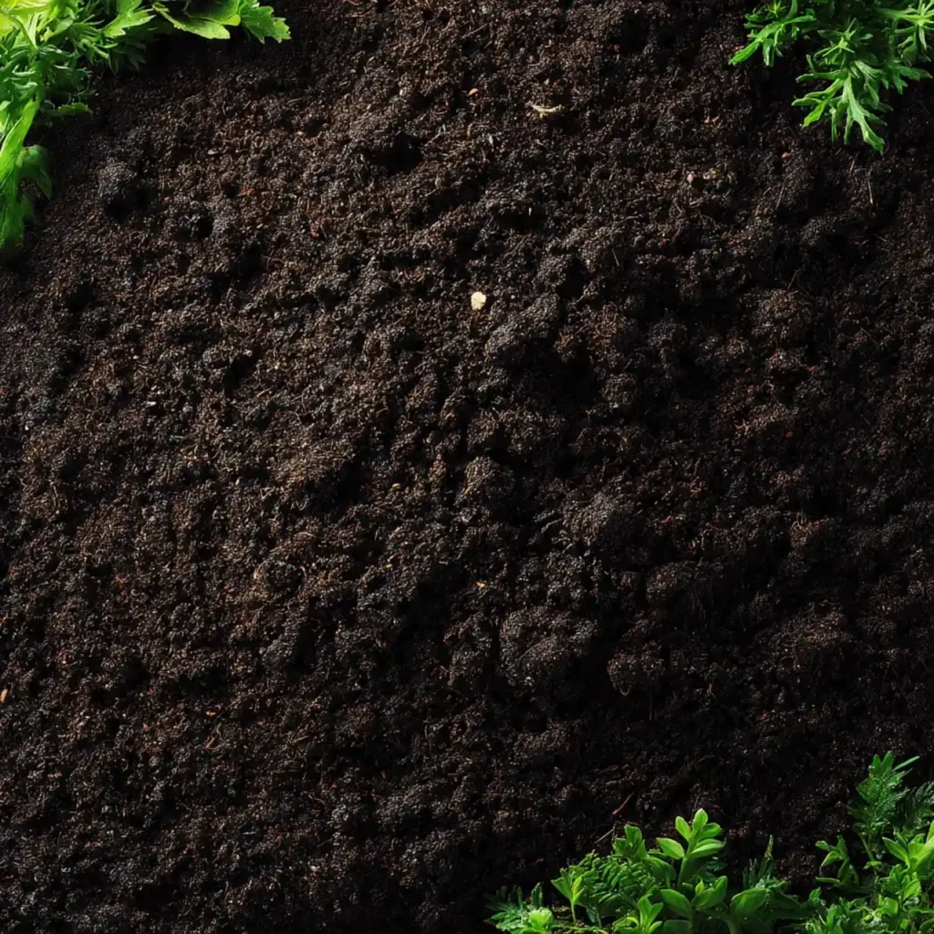 High-quality organic soil being prepared for lawn installation and landscaping to promote healthy plant growth in Midrand.