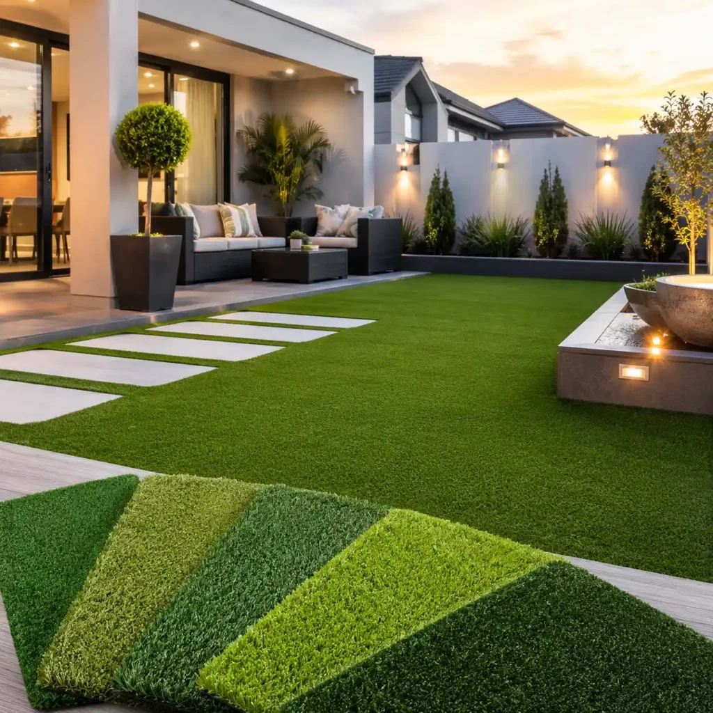 the best artificial grass colours and styles for modern midrand homes