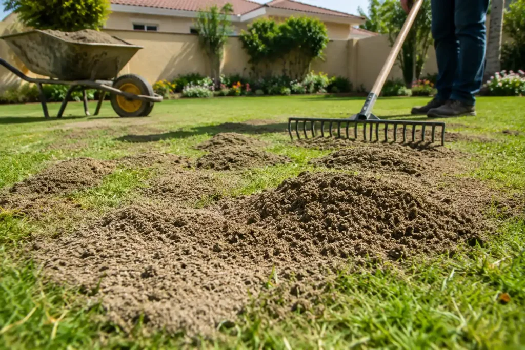 the most comon lawndressing mistake