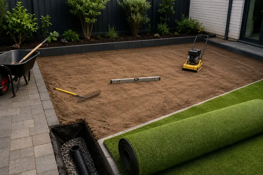 what should you do before installing artificial grass in midrand